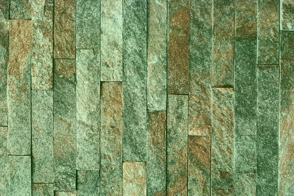Design aged natural quartzite stone bricks texture for use as background. — Stock Photo, Image