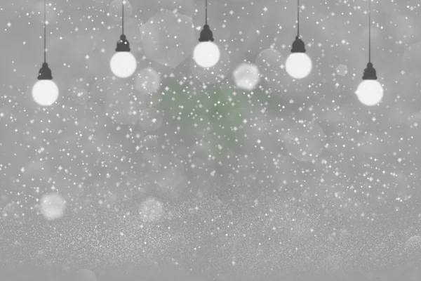 Vackra glittrande glitter ljus defokuserad glödlampor bokeh abstrakt bakgrund med gnistor flyga, Erespal utkast textur med tomt utrymme för ditt innehåll — Stockfoto