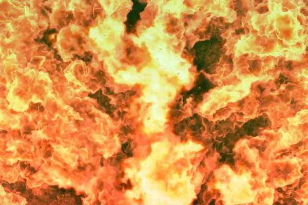 Kosmisch glühende Lava abstrakter Hintergrund oder Textur - Feuer 3D Illustration — Stockfoto