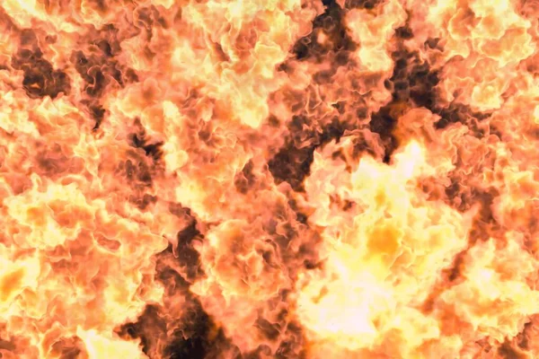 Tajemnica świecący ogień abstrakcyjne tło lub tekstura - ogień 3d ilustracja — Zdjęcie stockowe