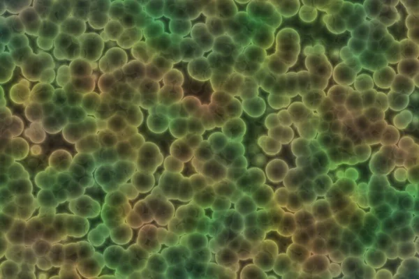 驚くほど多くのバイオリビング細胞をデザインするデジタルグラフィック背景イラスト — ストック写真