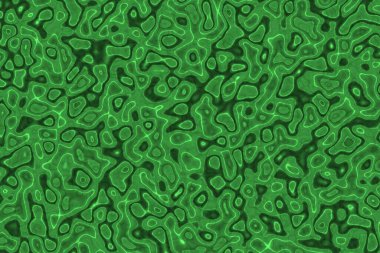 şirin sanatsal yeşil soyut enerji eğrileri cg arkaplan veya doku çizimi