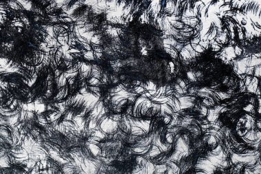 harika yuvarlak çizilmiş tabak dokusu - soyut fotoğraf arkaplanı