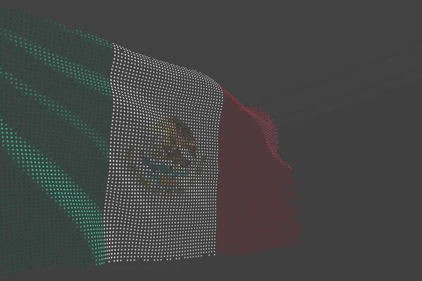 美丽的国旗日3D插图 — 图库照片