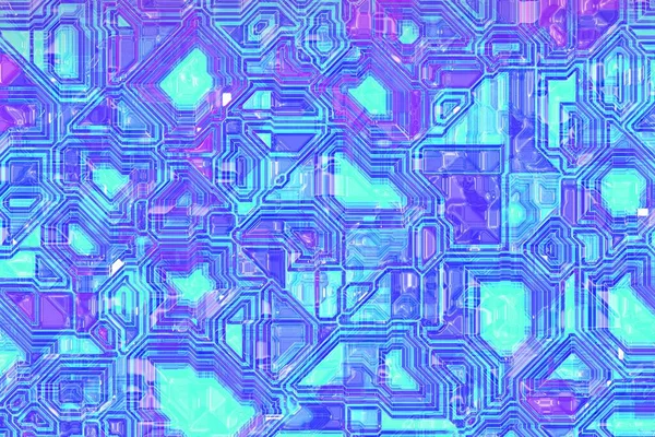 Милые Технологии Оптической Проволоки Шаблон Цифровой Графической Текстуры Фона Иллюстрации — стоковое фото