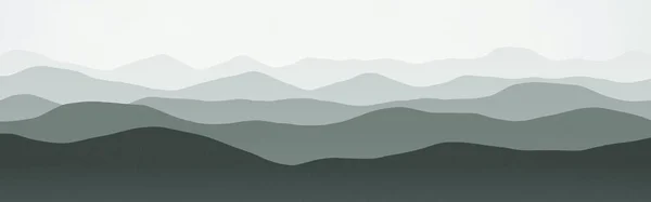 Puslu Bilgisayar Grafikleri Deseni Resimlemesiyle Dağların Güzel Manzarası — Stok fotoğraf