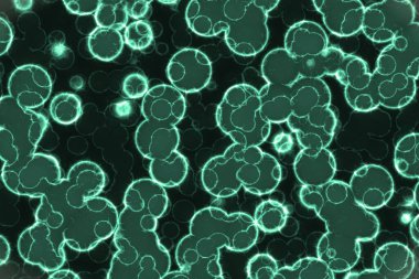 Güzel bir çok biyolojik manastır tasarımı bilgisayar sanatı arkaplanı çizimi