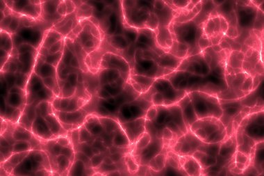 Tasarım kırmızı büyük galaktik elektrik hatları dijital sanat arkaplanı çizimi