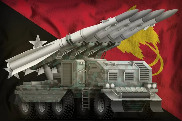 Tactical Short Range Ballistic Missile Arctic Camouflage Papua New Guinea — Stock Photo, Image