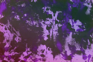 soyut yaşlandırılmış mor renkler rastgele boyanmış tuval, renk lekeli kumaş ve arka plan kullanımı için bulanık doku.