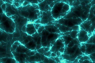 Büyük kozmik elektrik eğrileri dizayn Dijital desen arkaplan çizimi