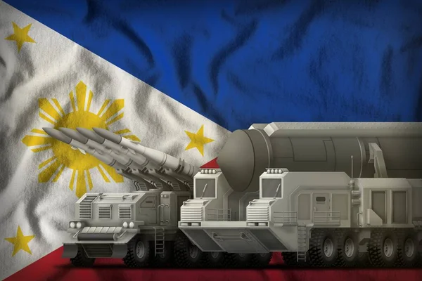 Raketenstreitkräfte Auf Den Philippinen Hintergrund Philippinen Raketentruppen Konzept Illustration — Stockfoto