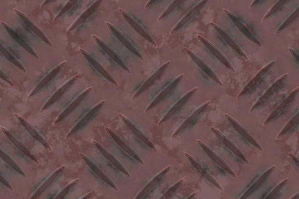 Bela Vermelho Escuro Áspero Aço Fábrica Chão Digitalmente Desenhado Pano — Fotografia de Stock