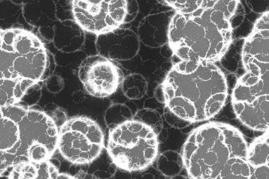 güzel koyu biyo hasarlı dijital grafik arkaplan çizimi