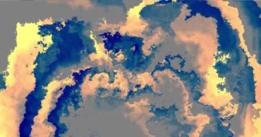 60fps soyut cg grunge renkli döngüsel arkaplan - mavi hareketli doku diamless loop 4K animasyonu