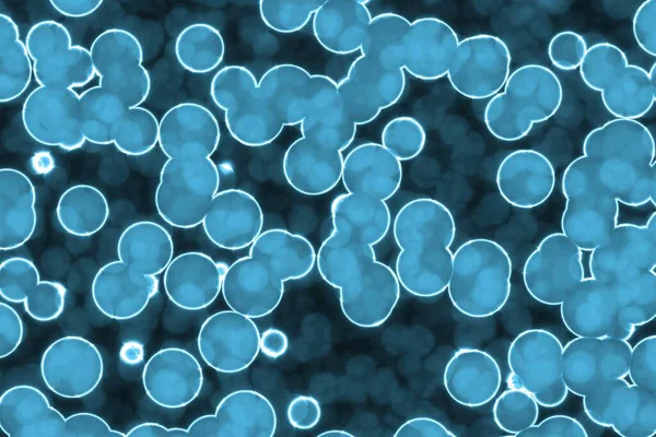 Inanılmaz Sanatsal Birçok Organik Canlı Hücre Dijital Arkaplan Doku Çizimi — Stok fotoğraf