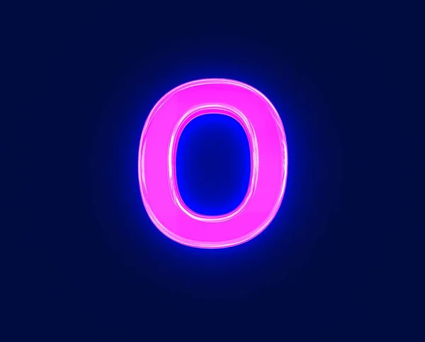 Błyszczący Neon Światło Świecące Szklany Alfabet Litera Izolowane Ciemnym Ilustracja — Zdjęcie stockowe