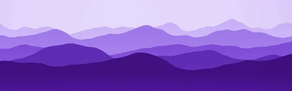 Beautiful Panorama Peaks Mist Digital Drawn Background Texture Illustration — Stock Photo, Image