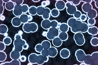 inanılmaz sanatsal birçok biyo-ilkel organizma bilgisayar sanat dokusu çizimi