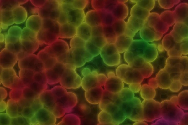 Художній Приємно Багато Органічних Бактерій Цифрова Намальована Текстура Або Фонова — стокове фото