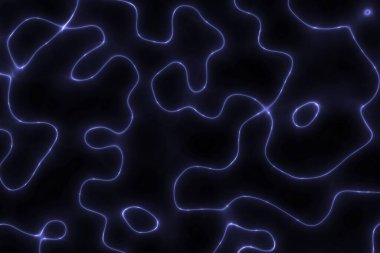 grungy water dijital grafik arka planı veya doku resimlerinde yaratıcı mavi sihirli ışıklar