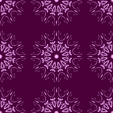 Mor rakamlar fantezi unsurları ile. İnce yapısı duvar kağıdı, yüzey, formları. Çini motifi. Tekstil baskı, ambalaj, trendy çağdaş, Web sitesi, şık kumaş. Modern şık, düzensiz ızgara, şekilleri.