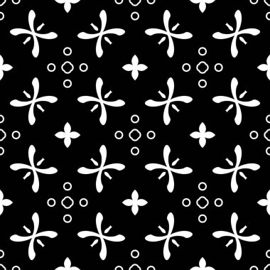 Siyah beyaz resimler fantezi unsurları ile. İnce yapısı duvar kağıdı, yüzey, formları. Çini motifi.