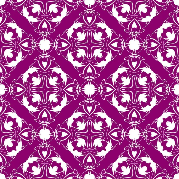 Purple figures with fancy elements. Fine structure wallpaper,surface, forms.Tiles motif.Textile print, wrapping, trendy contemporary, website, stylish fabric. Modern stylish, irregular grid ,shapes.