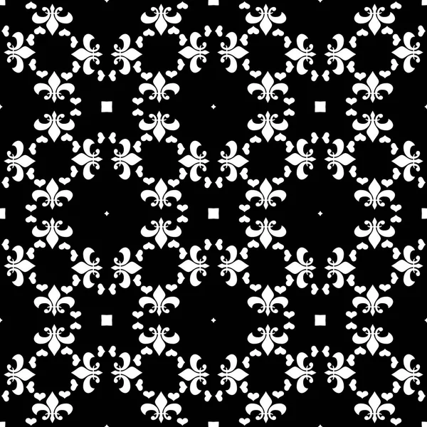 派手な要素を持つ黒と白の数字 微細構造の壁紙 フォーム タイル モチーフ — ストック写真