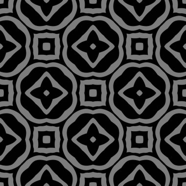 Siyah ve gri resimler fantezi unsurları ile. İnce yapısı duvar kağıdı, yüzey, formları. Çini motifi.