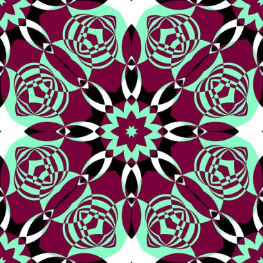 Rakamlar fantezi unsurları ile. İnce yapısı duvar kağıdı, yüzey, formları. Çini motifi. Tekstil baskı, ambalaj, trendy çağdaş, Web sitesi, şık kumaş. Modern şık, düzensiz ızgara, şekilleri.