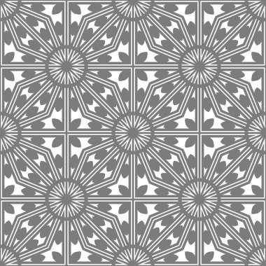 Gri rakamlar fantezi unsurları ile. İnce yapısı duvar kağıdı, yüzey, formlar.