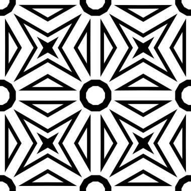 Siyah beyaz resimler fantezi unsurları ile. İnce yapısı duvar kağıdı, yüzey, formları. Çini motifi.