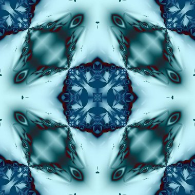 mavi resimler fantezi unsurları ile. İnce yapısı duvar kağıdı, yüzey, formları. Çini motifi. Modern şık, düzensiz ızgara, şekilleri.