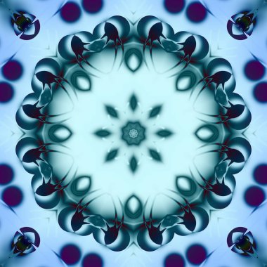 mavi resimler fantezi unsurları ile. İnce yapısı duvar kağıdı, yüzey, formları. Çini motifi. Modern şık, düzensiz ızgara, şekilleri.