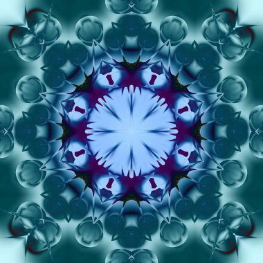 mavi resimler fantezi unsurları ile. İnce yapısı duvar kağıdı, yüzey, formları. Çini motifi. Modern şık, düzensiz ızgara, şekilleri.