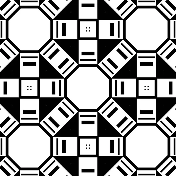 Черно Белые Фигурки Модными Элементами Тонкая Структура Обои Поверхность Форма — стоковое фото