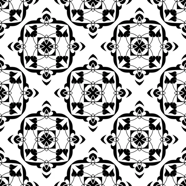 Black and white figures with fancy elements. Fine structure wallpaper,surface, forms.Tiles motif.