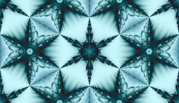 派手な要素を持つ青色の図 微細構造の壁紙 フォーム タイルのモチーフ モダンなスタイリッシュな不規則なグリッド — ストック写真