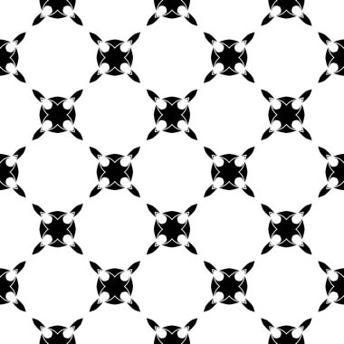 Siyah beyaz resimler fantezi unsurları ile. İnce yapısı duvar kağıdı, yüzey, formları. Çini motifi.