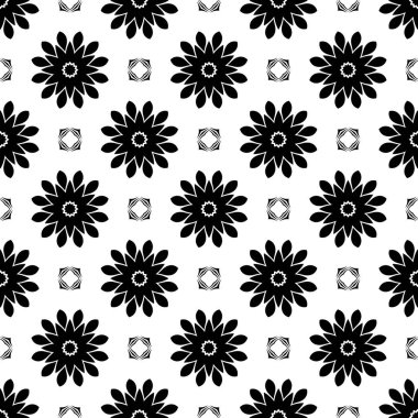 Siyah beyaz resimler fantezi unsurları ile. İnce yapısı duvar kağıdı, yüzey, formları. Çini motifi.