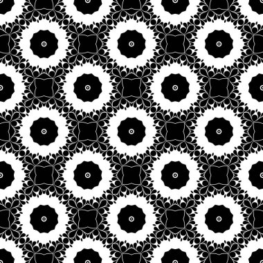 Siyah beyaz resimler fantezi unsurları ile. İnce yapısı duvar kağıdı, yüzey, formları. Çini motifi.