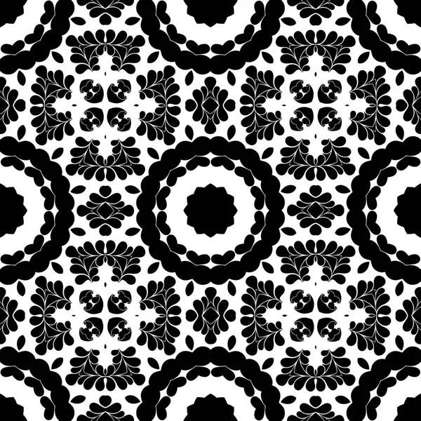 Siyah beyaz resimler fantezi unsurları ile. İnce yapısı duvar kağıdı, yüzey, formları. Çini motifi.