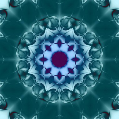 Mavi resimler fantezi unsurları ile. İnce yapısı duvar kağıdı, yüzey, formları. Modern şık, düzensiz ızgara, şekilleri.