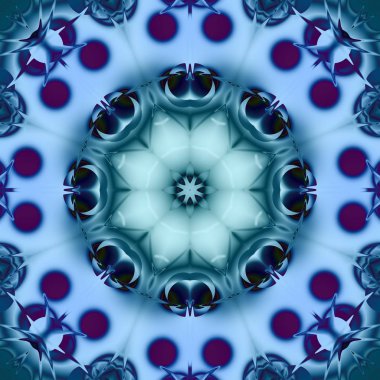 Mavi resimler fantezi unsurları ile. İnce yapısı duvar kağıdı, yüzey, formları. Modern şık, düzensiz ızgara, şekilleri.