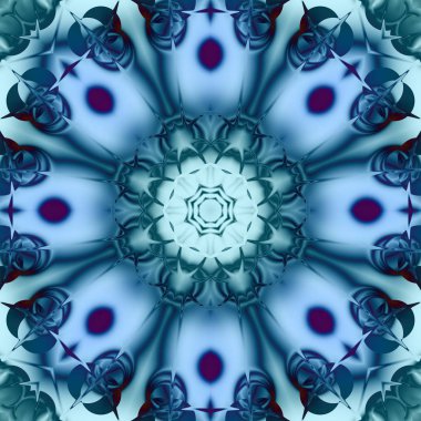 Mavi resimler fantezi unsurları ile. İnce yapısı duvar kağıdı, yüzey, formları. Modern şık, düzensiz ızgara, şekilleri.