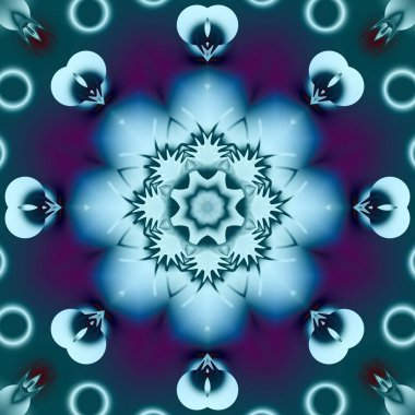 Mavi resimler fantezi unsurları ile. İnce yapısı duvar kağıdı, yüzey, formları. Modern şık, düzensiz ızgara, şekilleri.