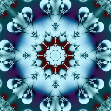 Mavi resimler fantezi unsurları ile. İnce yapısı duvar kağıdı, yüzey, formları. Modern şık, düzensiz ızgara, şekilleri.