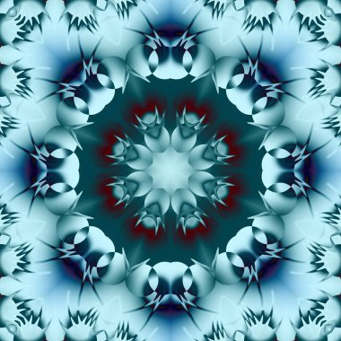 Mavi resimler fantezi unsurları ile. İnce yapısı duvar kağıdı, yüzey, formları. Modern şık, düzensiz ızgara, şekilleri.