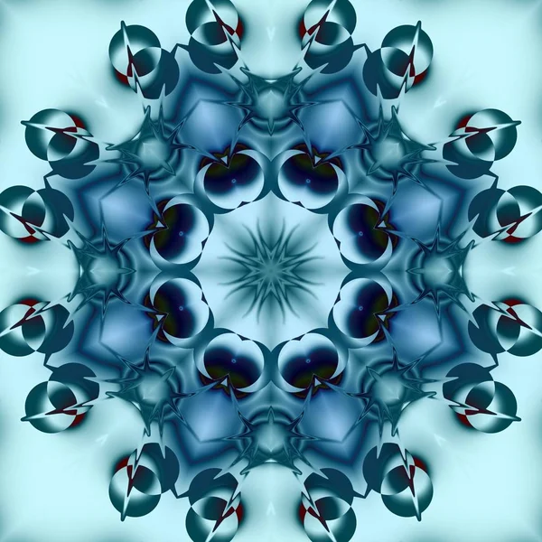 Niebieski Figury Dekoracyjne Elementy Subtelna Struktura Tapeta Powierzchni Formularze Nowoczesne — Zdjęcie stockowe